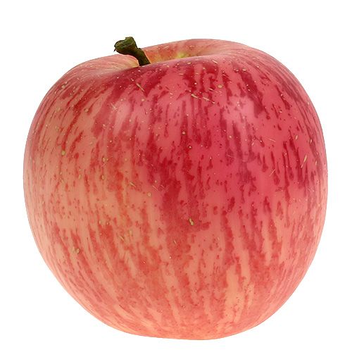 Floristik24 Deco owoce deco jabłko czerwono-pomarańczowe Ø9cm 4szt.