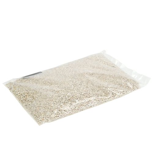 Produkt Dekoracyjny granulat kremowy kamienie dekoracyjne 2mm - 3mm 2kg