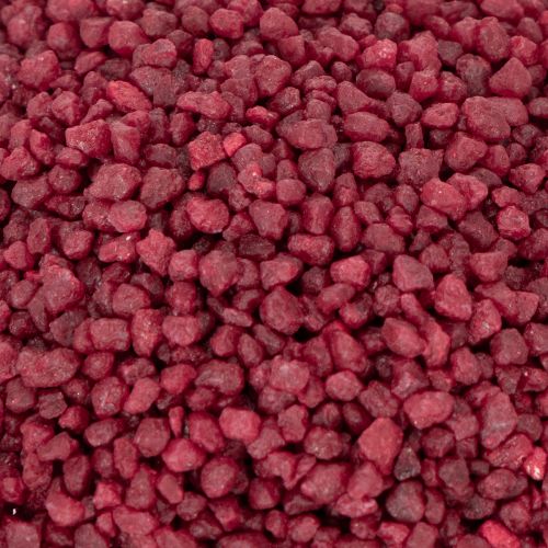Produkt Granulat dekoracyjny czerwony kamienie dekoracyjne 2mm - 3mm 2kg