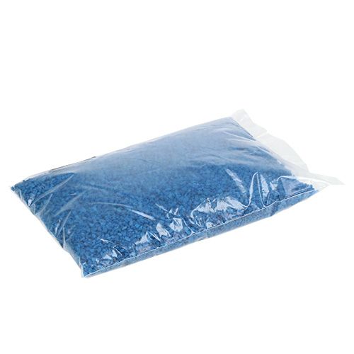 Floristik24 Granulat dekoracyjny ciemnoniebieskie kamienie dekoracyjne 2mm - 3mm 2kg