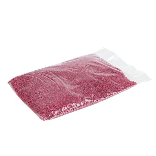 Floristik24 Granulat dekoracyjny fuksja kamienie dekoracyjne 2mm - 3mm 2kg