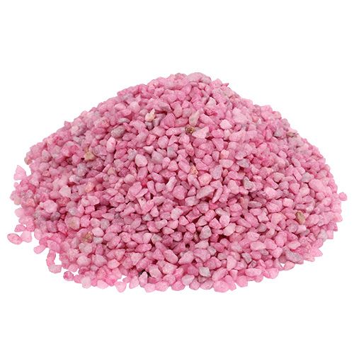 Produkt Granulat dekoracyjny różowe kamienie dekoracyjne 2mm - 3mm 2kg