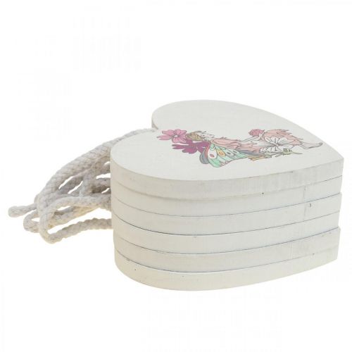 Produkt Ozdobne serce do zawieszenia, zawieszka serce elf dekoracja 12cm 6szt