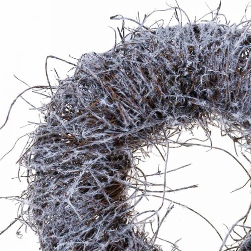 Wianek dekoracyjny natura, wianek winorośli, wianek naturalny Ø25cm zaśnieżony