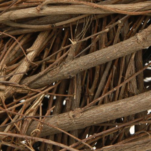 Produkt Wianek dekoracyjny z gałązek wiązu w kolorze naturalnym Ø28–30cm W6,5cm 2szt