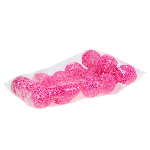 Produkt Kulki dekoracyjne różowe Ø7cm 18 szt