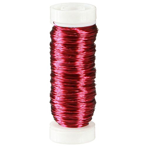 Produkt Drut dekoracyjny emaliowany Ø0,30mm 30g/50m różowy