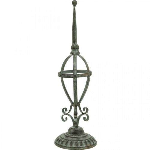 Floristik24 Wieszak na wieniec metalowy antyczny wygląd, dekoracja stołu shabby chic W51cm