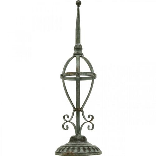 Floristik24 Wieszak na wieniec metalowy antyczny wygląd, dekoracja stołu shabby chic W51cm