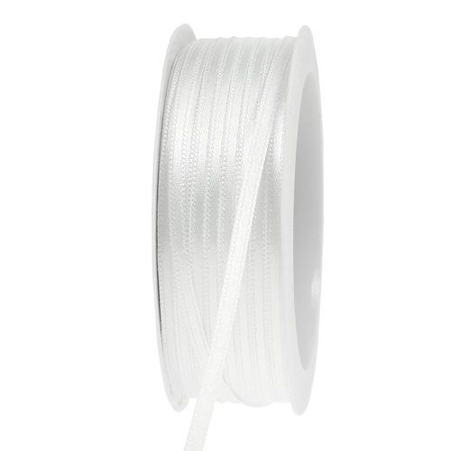 Taśma dekoracyjna biała 3mm 50m