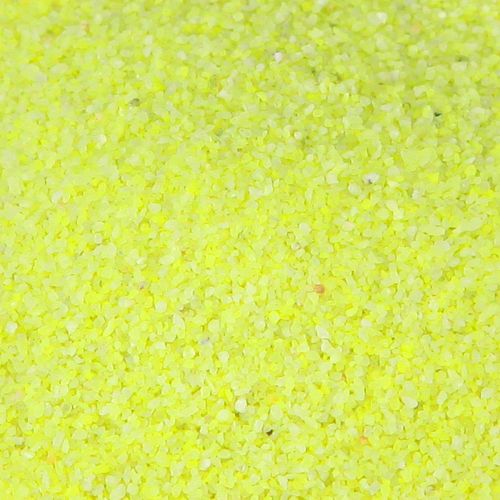 Produkt Piasek dekoracyjny żółty neonowy 0,5mm piasek neonowy żółty 1kg
