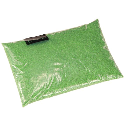 Produkt Piasek dekoracyjny zielony neonowy piasek kolorowy 0,5mm neonowy zielony 1kg