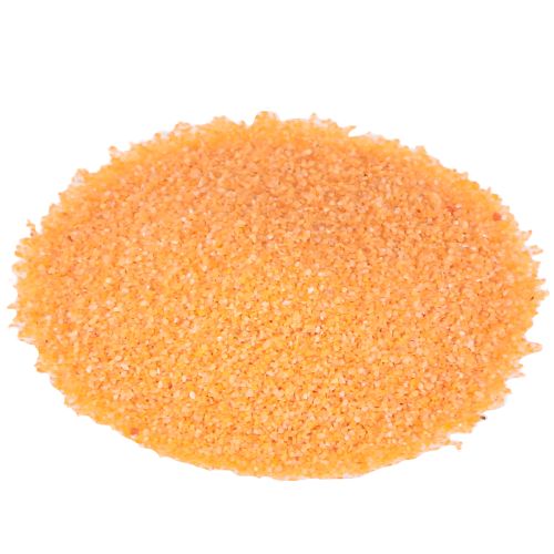 Floristik24 Piasek dekoracyjny pomarańczowy neonowy kolor piasek 0,5mm 1kg