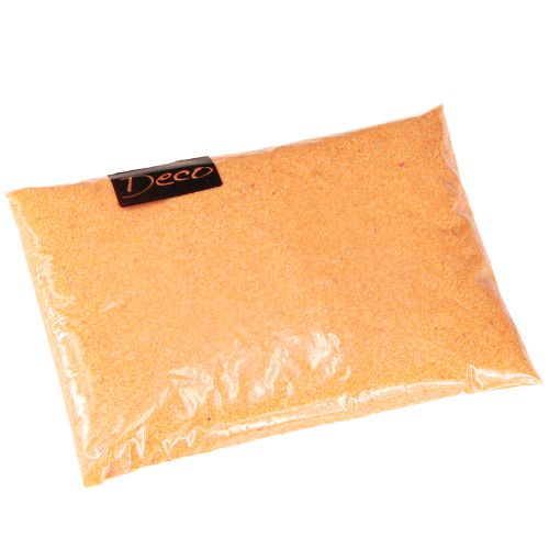 Produkt Piasek dekoracyjny pomarańczowy neonowy kolor piasek 0,5mm 1kg