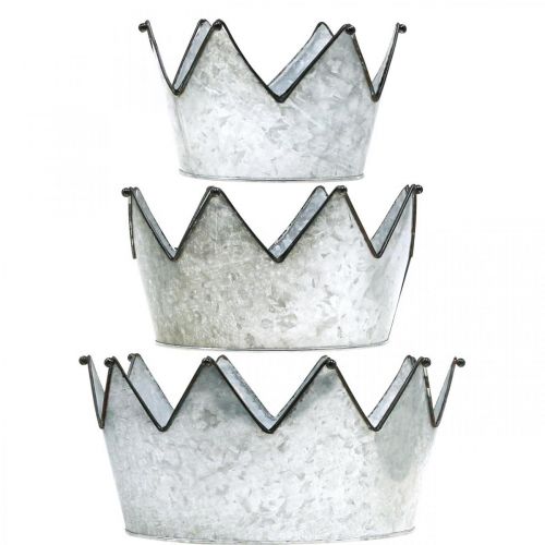 Produkt Misa dekoracyjna metalowa miska korona Ø26,5/22,5/19cm zestaw 3 szt