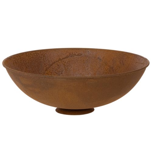 Dekoracyjna metalowa miska, rdzawa, dekoracja vintage, Ø34cm, wys. 12cm kupić | Floristik24.pl