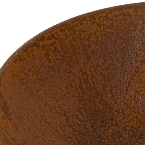 Produkt Dekoracyjna metalowa miska, rdzawa, dekoracja vintage, Ø34cm, wys. 12cm