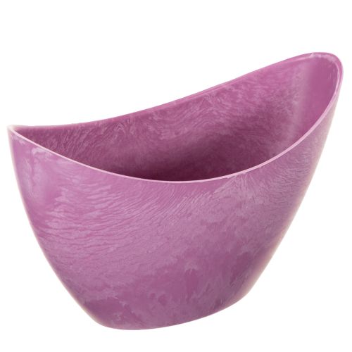 Miska dekoracyjna plastikowa różowa 20cm x 9cm wys. 11,5cm 1 szt. kupić | Floristik24.pl