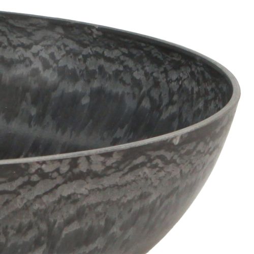 Produkt Miska dekoracyjna okrągła doniczki szara Ø37cm wys.10,5cm 3szt