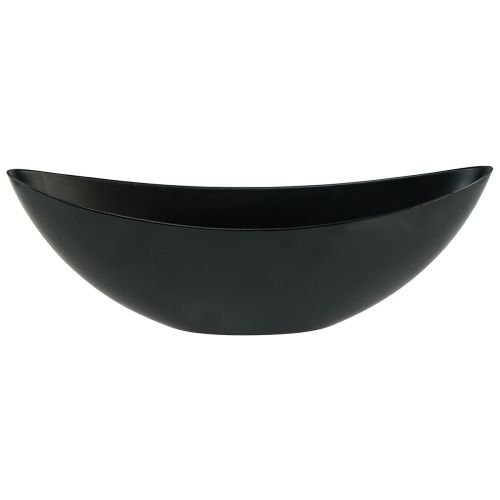 Produkt Ozdobna miska czarna dekoracja stołu łódka na rośliny 38,5x12,5x13cm