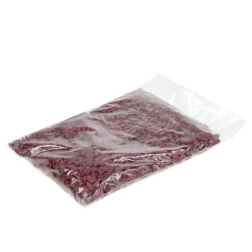 Floristik24 Kamienie dekoracyjne 9mm - 13mm 2kg Burgund