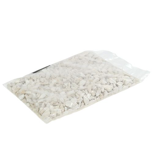 Floristik24 Kamienie ozdobne 9mm - 13mm 2kg kremowe