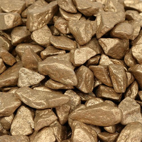 Produkt Kamienie dekoracyjne złote rozproszone dekoracja stołu 9mm–13mm 2kg