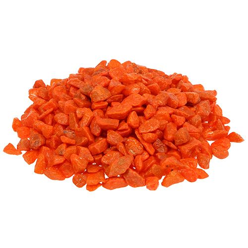 Produkt Kamienie ozdobne 9mm - 13mm pomarańczowe 2kg