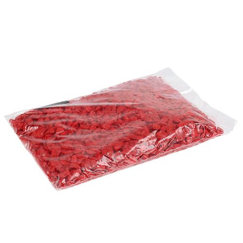 Floristik24 Kamienie ozdobne 9mm - 13mm czerwone 2kg