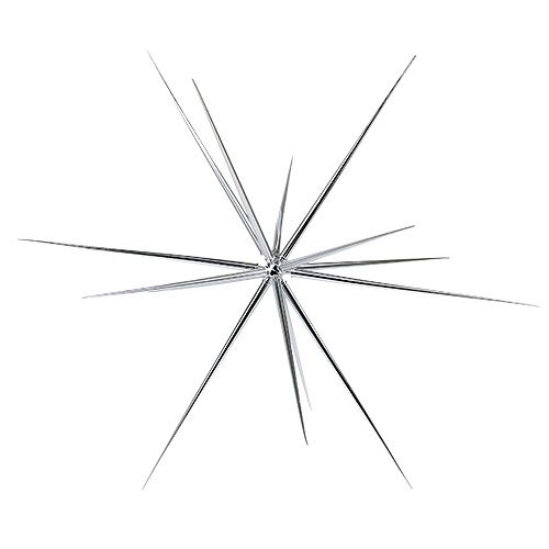 Floristik24 Deco gwiazda duża do zawieszenia 55cm srebrna