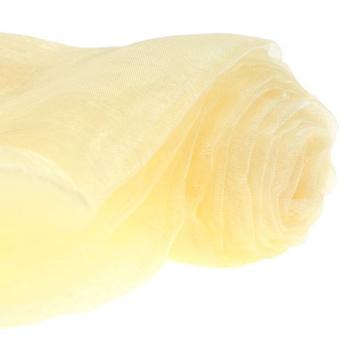 Floristik24 Tkanina dekoracyjna Organza Crème 150cm x 300cm