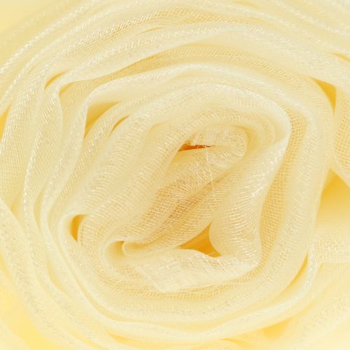 Floristik24 Tkanina dekoracyjna Organza Crème 150cm x 300cm