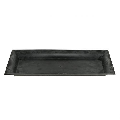 Produkt Taca dekoracyjna marmurkowa antracytowa 36x17cm 6szt
