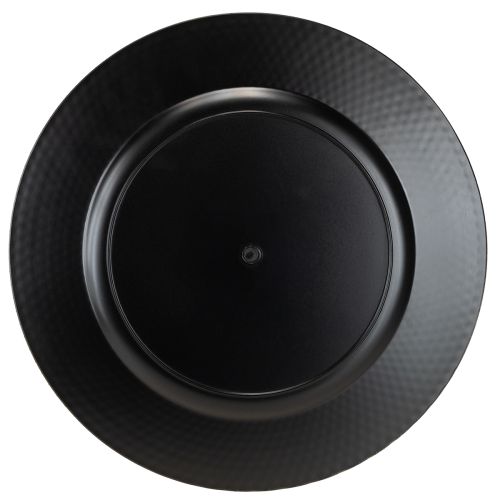 Produkt Talerz dekoracyjny okrągły plastikowy talerz dekoracyjny srebrny Ø33cm