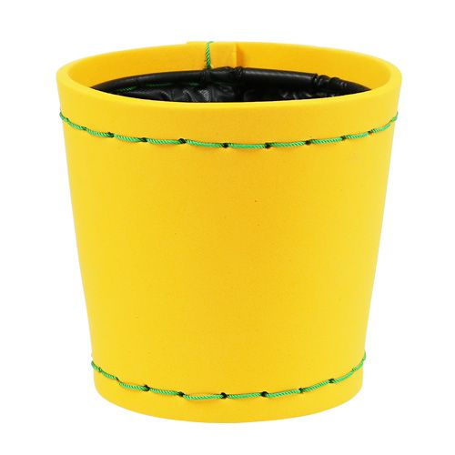 Floristik24 Doniczka żółta Ø12cm H11,5cm, 1szt.