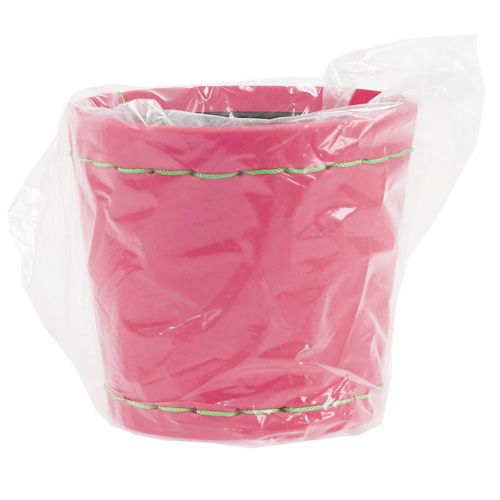 Floristik24 Doniczka Deco różowa Ø12cm H11,5cm