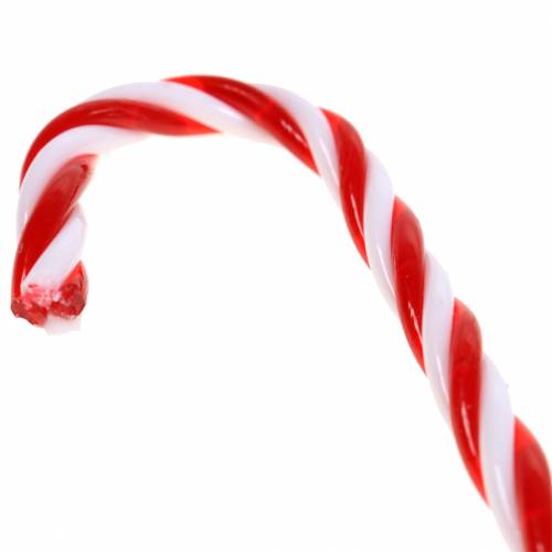 Floristik24 Deco Candy Cane Red/White 9cm 6szt.