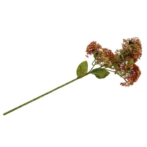 Produkt Gałązka dekoracyjna rozchodnik bordowy, żółty 58cm