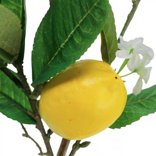 Produkt Dekoracyjna gałązka cytryny z kwiatami i owocami wys. 68 cm