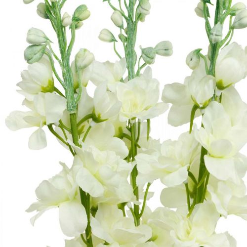 Produkt Delphinium Białe Sztuczne Delphinium Jedwabne Kwiaty Sztuczne Kwiaty 3szt