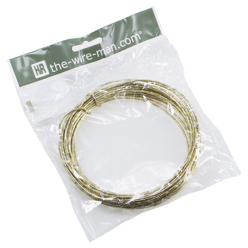 Produkt Diamentowy drut aluminiowy złoty 2mm 10m
