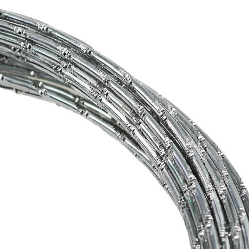 Produkt Diamentowy drut aluminiowy srebrny 2mm 10m