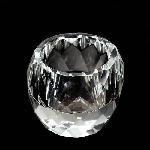 Floristik24 Podstawka na tealight Diamond Clear Ø6cm Dekoracja stołu