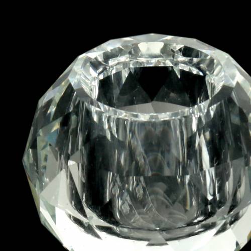 Floristik24 Świecznik Diament przezroczysty Ø5cm Dekoracja stołu
