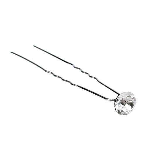 Floristik24 Igła diamentowa ślubna srebrna Ø8mm L7cm 20 szt