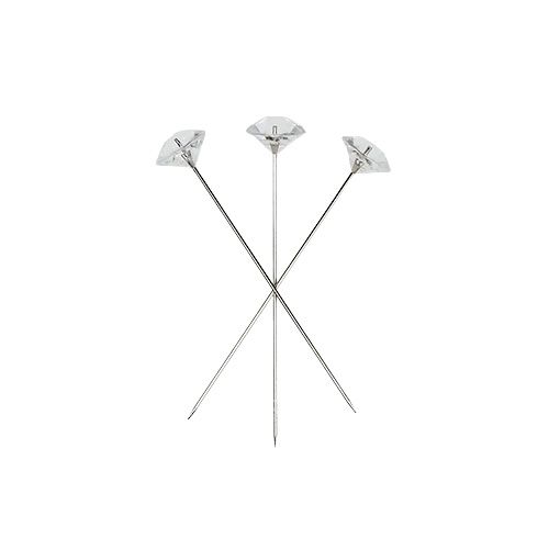 Produkt Igły diamentowe Ø6mm przezroczyste 85 sztuk