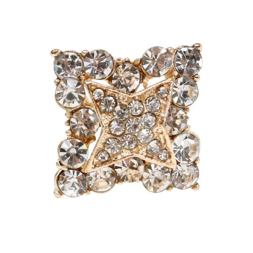 Produkt Ozdoba ślubna igła diamentowa złota 7cm 9 szt