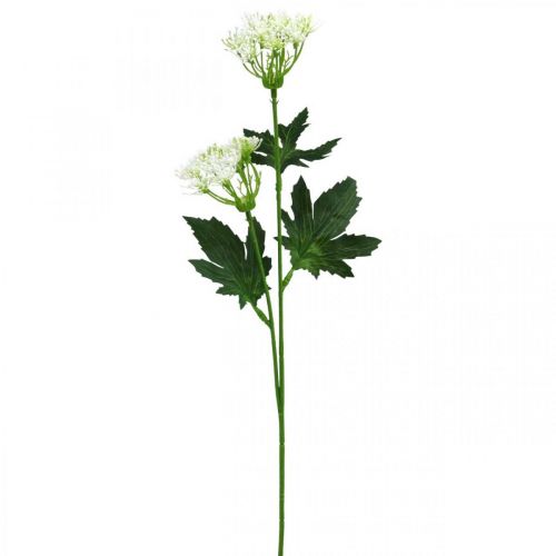 Produkt Koper kwitnący, sztuczne zioła, roślina ozdobna zielony, biały 49cm 9szt