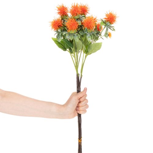 Sztuczny krokosz pomarańczowy jako sztuczny kwiat do wazonów i dekoracji, 55 cm, 4 sztuki | Floristik24.pl