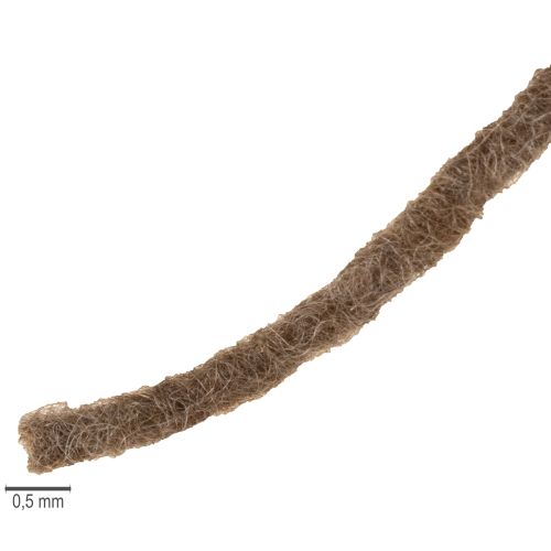 Produkt Brązowy sznurek wełniany, 55m, ozdobny sznurek do florystyki i rękodzieła